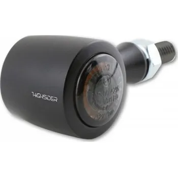 Osvětlení pro motocykl HIGHSIDER CNC LED moto blinkr a zadní světlo 3v1, brzdové světlo ENTERPRISE-EP1 stříbrný