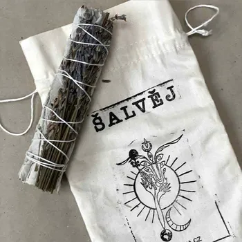 Čajovna Šalvěj bílá s levandulí - vykuřovací svazek