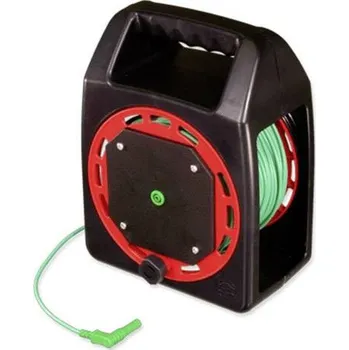 Měřicí kabel HT Instruments TL-50MKT Prodlužovací kabel 50 m, zelené, na praktický kabelový buben, 2009690, prodlužovačka, 1 ks