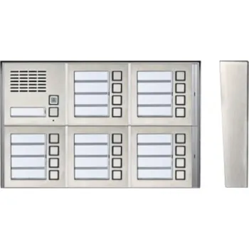 Poštovní schránka Zvonkové tablo TESLA GARANT na povrch - 21 účastníků - HORIZONTÁLNĚ