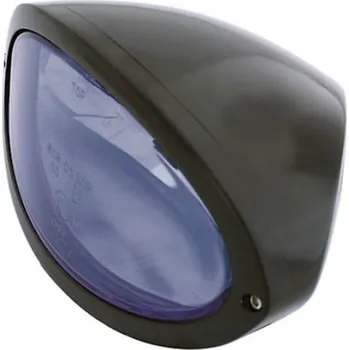 Osvětlení pro motocykl HIGHSIDER moto přední světlo IOWA černé modré