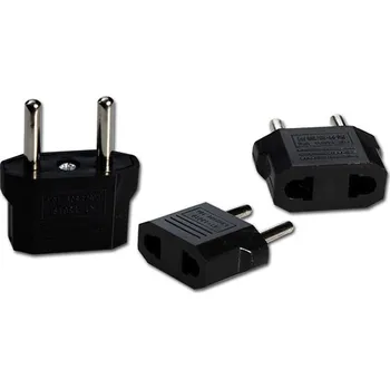 Cestovní adaptér Black Leaf Redukce do zásuvky US/EU 250V 10A černá