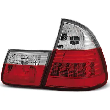 Zadní světlomet TUNING-TEC Zadní světla BMW E46 99-05 combi - krystal/červené LED