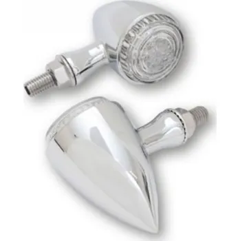 Osvětlení pro motocykl HIGHSIDER LED moto blinkr COLORADO chrom