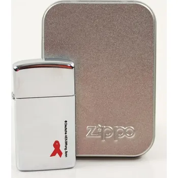 Zapalovač Zippo Red Ribbon Slim 1270010