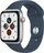 Apple Watch SE 44 mm Cellular, stříbrný hliník s hlubokomořským sportovním řemínkem