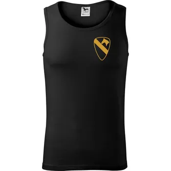 Pánské termoprádlo 1st Cavalry Division prsa zlatá - Tílko pánské Core - S ( Černá )