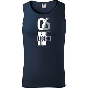 Hero, Legend, King x Queen 2006 - Tílko pánské Core - XL ( Námořní modrá (velmi tmavá - téměř černá) )