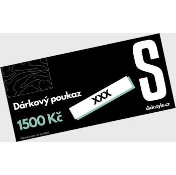 Dárkový potravinový koš SLICKSTYLE Dárkový poukaz v hodnotě 1500 Kč