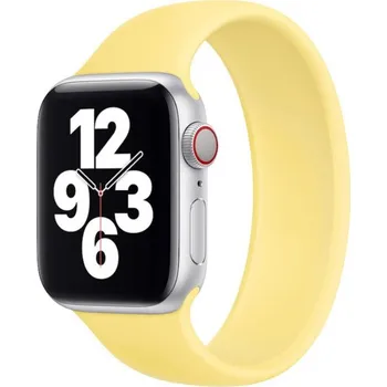 Příslušenství k chytrým hodinkám Navlékací silikonový řemínek pro Apple Watch velikost L Barva: 42 Kanárkově žlutá, Velikost: 42/44/45/46/49mm