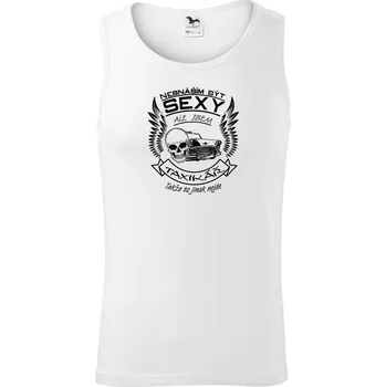 Nesnáším být sexy - taxikář - Tílko pánské Core - S ( Bílá )