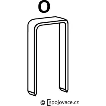 Průmyslová sponka Spony Prebena O, délka 10 mm