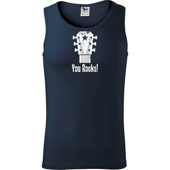 You Rocks - Tílko pánské Core - XL ( Námořní modrá (velmi tmavá - téměř černá) )