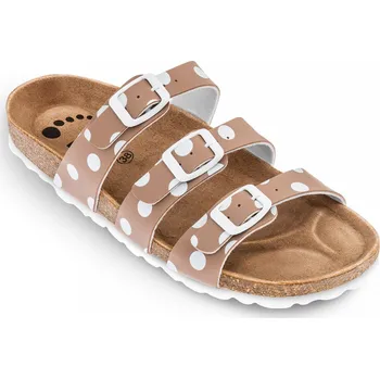 Dámská zdravotní obuv Obuv zdravotní FORcare 205017 béžová potisk puntíky Velikost: 40