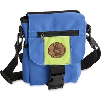 tréninková pomůcka pro psa Firedog Mini Dummytaška DeLuxe pro děti modrá / neónovozelená