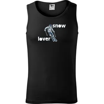 Snow lover lyže - Tílko pánské Core - XL ( Černá )