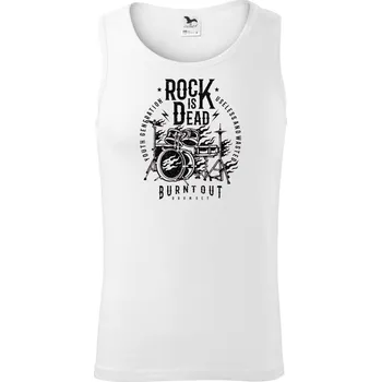 Rock Is Dead 2 - Tílko pánské Core - L ( Bílá )