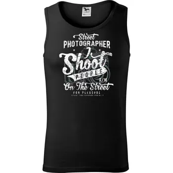 Pánská móda Street Photographer - Tílko pánské Core - L ( Černá )