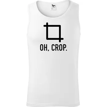 Oh, crop - Tílko pánské Core - S ( Bílá )