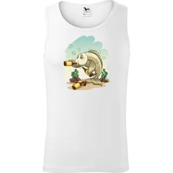 Opilá ryba - Tílko pánské Core - S ( Bílá )