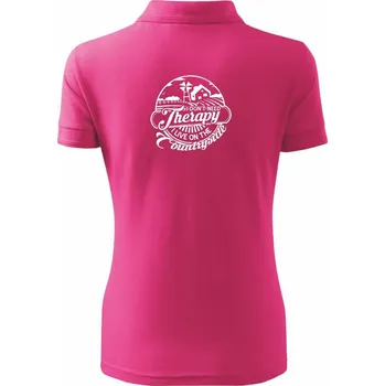 I don't need therapy countryside - Polokošile dámská Pique Polo - XS ( Purpurová )