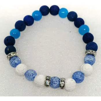 Náramek PODZIMNÍ NÁLADA - mix kamenů