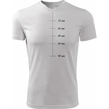 Sweat meter-minutes - Dětské triko sportovní (dresovina) - 158 cm/12 let ( Bílá )