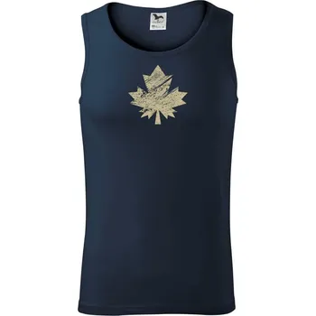 Javorový list - Tílko pánské Core - S ( Námořní modrá (velmi tmavá - téměř černá) )