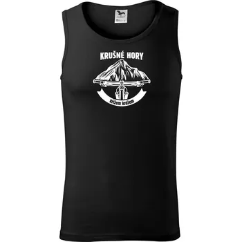 Krušné hory křížem krážem - Tílko pánské Core - XL ( Černá )