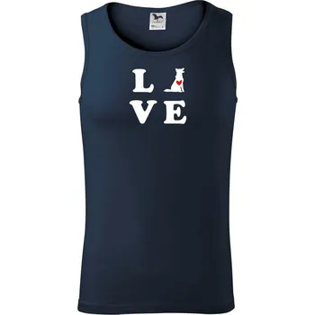 Pánské termoprádlo Border kolie love - Tílko pánské Core - M ( Námořní modrá (velmi tmavá - téměř černá) )