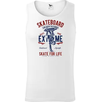 Skate For Life - Tílko pánské Core - XL ( Bílá )