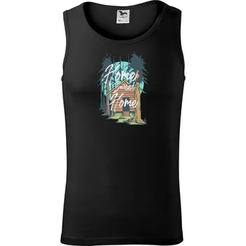 Home sweet home - kreslený - Tílko pánské Core - XL ( Černá )