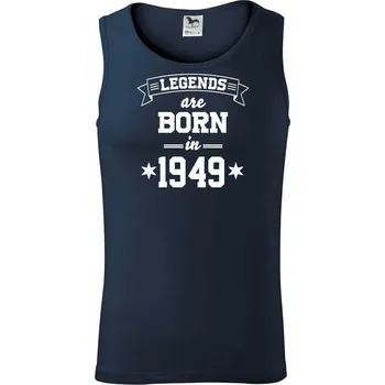 Legends are born in 1949 - Tílko pánské Core - XL ( Námořní modrá (velmi tmavá - téměř černá) )