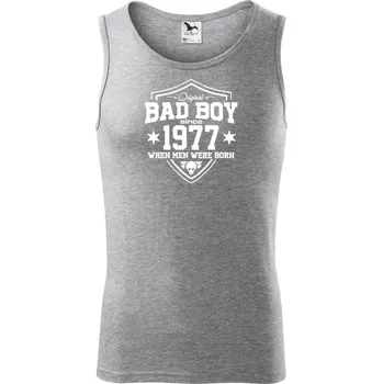Pánské termoprádlo Bad boy since 1977 - Tílko pánské Core - M ( Tmavě šedý melír )