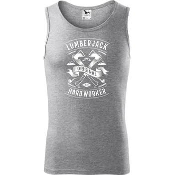 Lumberjack - Tílko pánské Core - L ( Tmavě šedý melír )