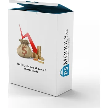 PrestaShop modul Našli jste lepší cenu? (formulář)