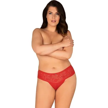 Dámské erotické prádlo Sexy kalhotky Blossmina panties - Obsessive červená 4XL/5XL