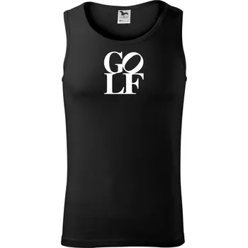 Go-lf nápis - Tílko pánské Core - XL ( Černá )