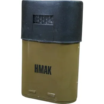 ARMÁDNÍ ORIGINÁL DÁNSKO Baterka HMAK signální svítilna čiré světlo Dánsko originál