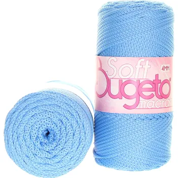 Příze Bugeto Soft Macrame nebeská modř 163