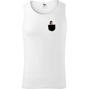 Kohout v kapse - Tílko pánské Core - L ( Bílá )