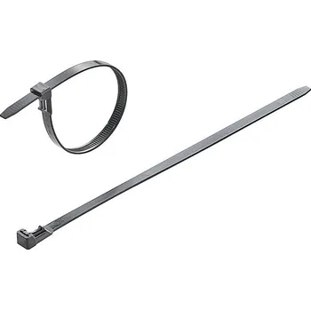 Stahovací páska WEIDMÜLLER Pásek vázací 350x7,5 černá (100ks) 1059250000