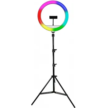 Powerton Kruhové LED světlo RGB 13"