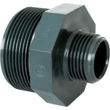 PVC tvarovka - Dvojnipl redukovaný 1 1/4“ x 1“ ext.