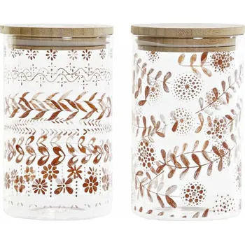 Dóza na potraviny Skleněná dóza "COUNTRY" 10x17/1000ml/2dr