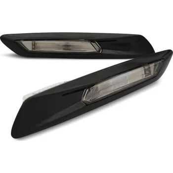 Směrový světlomet TUNING-TEC Boční blikače BMW F10/F11 10-13 lesklé/černé LED