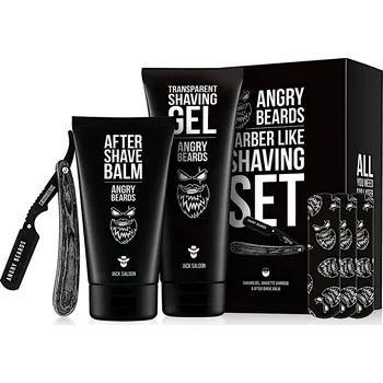 Kosmetická sada Angry Beards Shavetta Garrigue Set dárková sada na holení