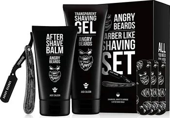 kosmetická sada Angry Beards Shavetta Garrigue Set dárková sada na holení