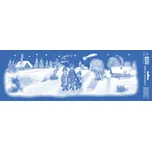 ARCH Okenní folie vánoční 50x17 - Pás koledníčci