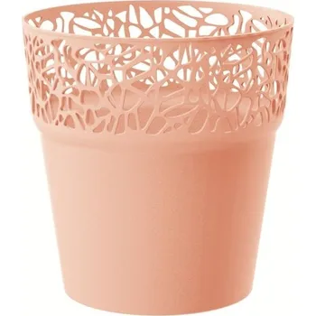Květináč Květináč s krajkou NATURO 14,5 cm - Mocca